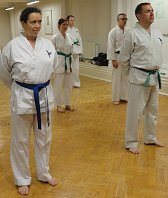 London Tae Kwon-Do (UK-TKD) during Line Work/Patterns