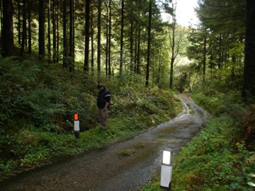 Matt looking for trolls and goblins.