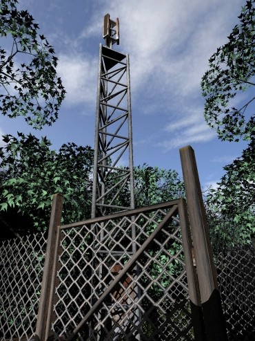 The Phone Mast in Barrow Hill.