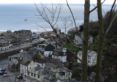 Looking down into West Looe.