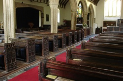 An isle in Talland Church. 
